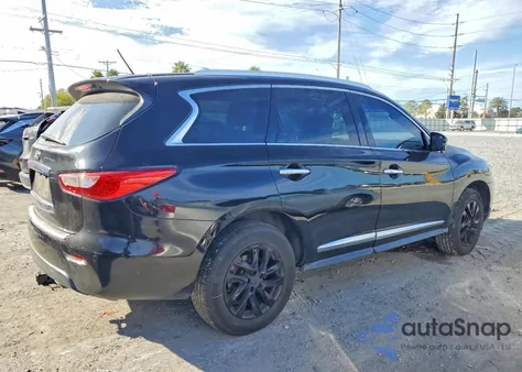 2013 Infiniti Jx35 z USA, uszkodzony, nr VIN 5N1AL0MN9DC343620